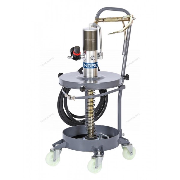 Установка пневматическая для раздачи густой смазки из бочек, 25 л NORDBERG NO5016