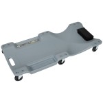 Лежак ремонтный, подкатной, пластиковый, серый OPT-40130G