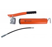 Рычажный шприц для смазки, 413 бар, 1/8" BSPT, гибкий шланг с 4-х лепестковой насадкой