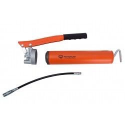 Рычажный шприц для смазки, 413 бар, 1/8" BSPT, гибкий шланг с 4-х лепестковой насадкой