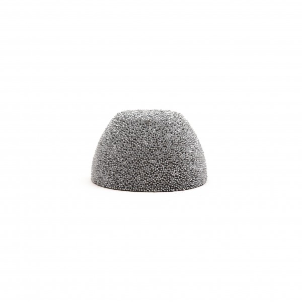 Полусфера шероховальная, Ø31,7x19мм, AH 3/8"-24 thread, 170 Grit NS140