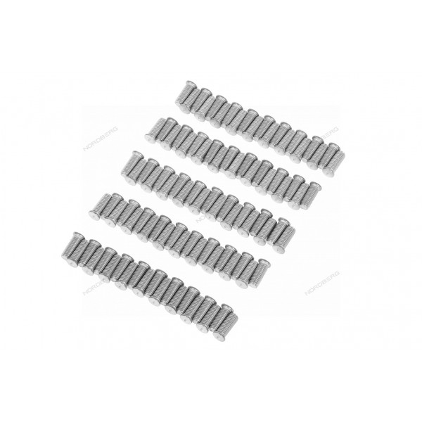 Болт алюминиевый для сварки, M6х16, 100 шт. NORDBERG FA016(M6)
