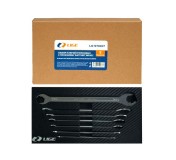 Набор ключей рожковых с профилем Ratchet drive прямых 7пр., в ложементе LIGE