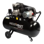 Масляный поршневой компрессор с ременным приводом:400 л/мин, 9 бар, ресивер 100 л WDK-91040