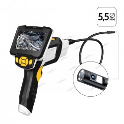 Видеоэндоскоп промышленный, 4.3", 1Мп, Dual Lens, 1920х1080, 1м, 8мм сменный зонд iCartool IC-V112A