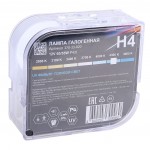 Автолампа H4 (60/55) P43t-38 BLUE WHITE 4300K (бокс, 2шт) 12V MEGAPOWER /1/10 M-37033020