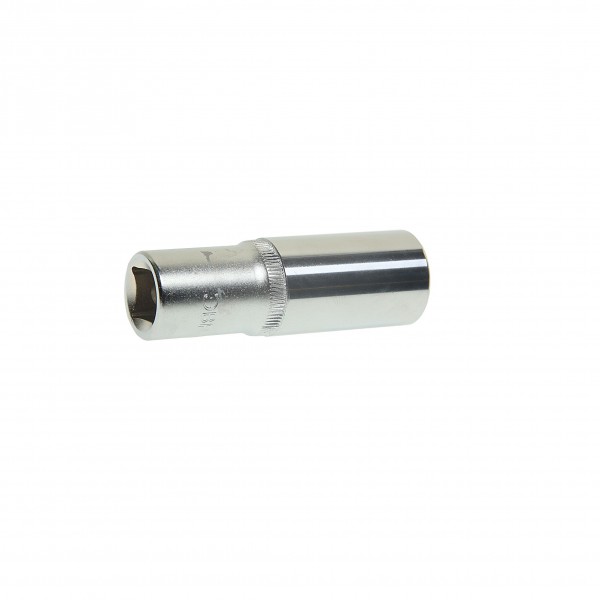 Головка торцевая 19мм 1/2" 12-гранная глубокая L=80мм ЭВРИКА  /1/15 ER-91512-12