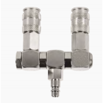 Разветвитель пневматический с вращающимися соединениями, вход со штекером, 2 выхода БРС WDK-83RLL