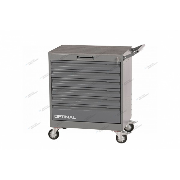 Тележка инструментальная, 6 выдвижных серых ящиков OPTIMAL NT226 7012/7015