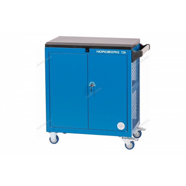 Тележка инструментальная, 3 полки с дверцами NORDBERG T2N
