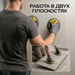 Присоска с ручной помпой 110кг TECHNICOM TC-F110