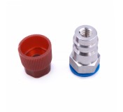 Переходник для подключения баллона с фреоном R134A к станции через HP, с ниппелем Car-Tool CT-M1032