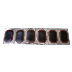 CLIPPER НАБОР ЗАПЛАТ P1106 камерные на фольге 34*52мм (овал) (80шт.)