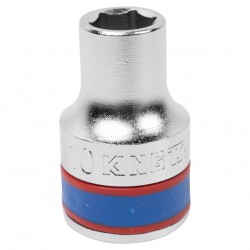 Головка торцевая стандартная шестигранная 1/2, 10 мм KING TONY 433510M