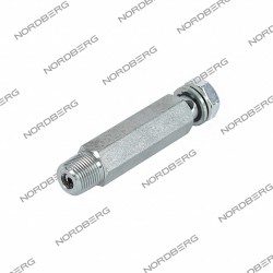 Клапан парашутный в сборе для цилиндра двухстоечных подъемников N4122AE-5, N4122HM-5, N4122H1M-5 NORDBERG 02-00018490