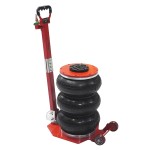 Домкрат пневматический подкатной г/п 5 т, 150-440 мм, с регулировкой угла наклона рукояти WDK-81813D