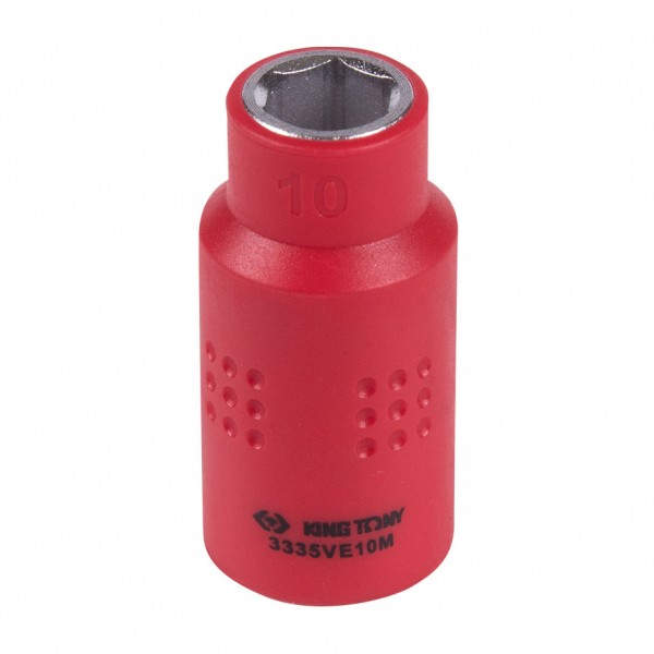 Головка торцевая диэлектрическая шестигранная 3/8, 10 мм KING TONY 3335VE10M