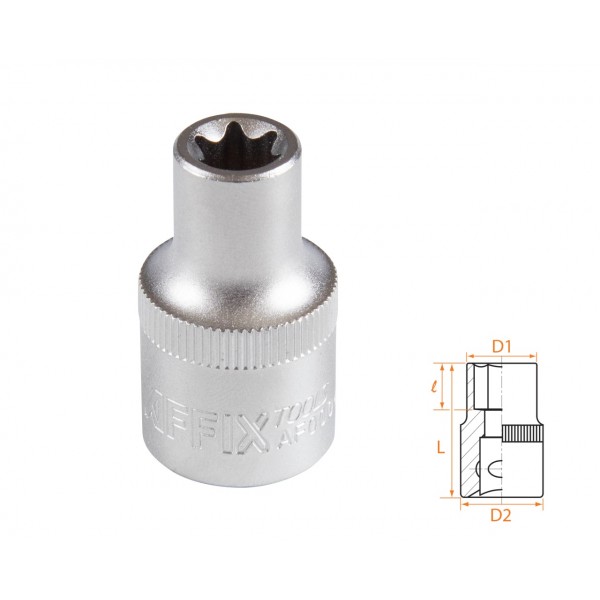 Головка торцевая TORX Е-стандарт 1/2, E11 AFFIX AF00043011