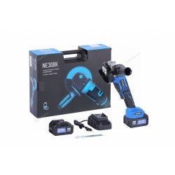 Угловая шлифмашина аккумуляторная (УШМ), диам. диска 125 мм, 20 В, 2 аккумулятора и зарядное устройство NORDBERG NE308K