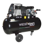 Масляный поршневой компрессор с ременным приводом:400 л/мин, 9 бар, ресивер 100 л WDK-91040