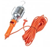 Лампа переносная M-22015 под лампу E27 до 60W, 220V, длина провода 15м  MEGAPOWER 1/12