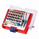 Набор вставок (бит) 1/4, TORX, HEX, PZ, PH, SLOT, 33 предмета 058-10033C