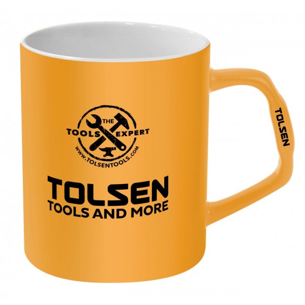 Кружка с логотипом бренда TOLSEN TOLSEN TT90002
