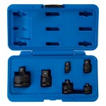 Набор переходников ударных 1/4, 3/8, 1/2, 3/4, 6 предметов, кейс KING TONY 786P06