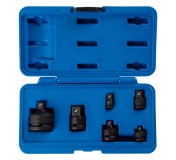 Набор переходников ударных 1/4, 3/8, 1/2, 3/4, 6 предметов, кейс KING TONY 786P06