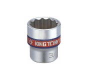 Головка торцевая стандартная двенадцатигранная 3/8, 15/32, дюймовая KING TONY 333015S