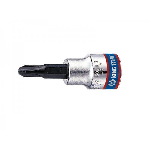 Насадка (бита) торцевая   Phillips 3/8” L=50мм PH2 KING TONY 302102