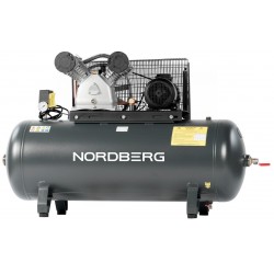 Компрессор поршневой с ременной передачей 380В, ресив. 270л, 690л/мин NORDBERG NCP300/690