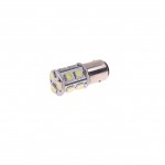 Автолампа P21/5W (BAY15d) 13 SMD 5050 WHITE 260лм 6000K 12V MEGAPOWER /10/100 M-57305W