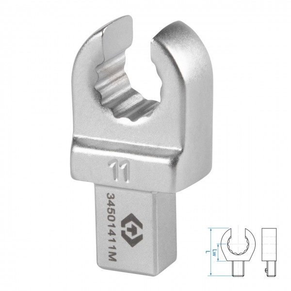 Насадка разрезная серии FIT, 11 мм, 9х12 мм KING TONY 34501411M