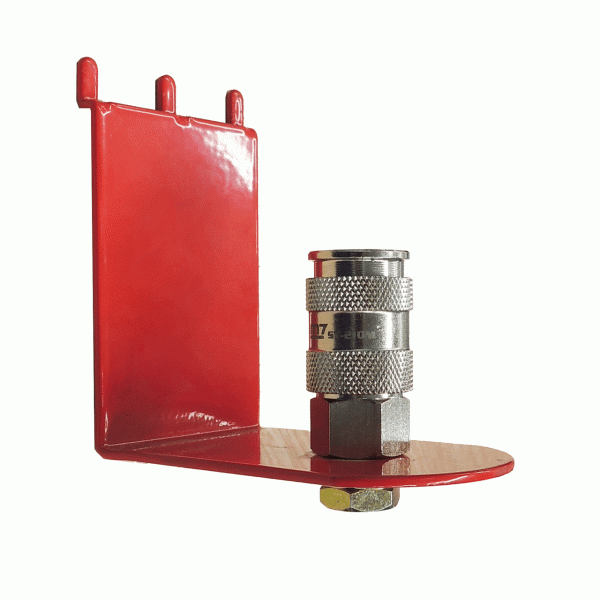 MIGHTY SEVEN Комплект быстросъемного фитинга 1/4, с креплением к стенду AD-3501