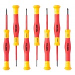 Набор отверток диэлектрических, прецизионных, 7 предметов TOLSEN TTV32007