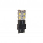 Автолампа T20W P27/7W (W3*16q) 13 SMD 5050 WHITE 260лм 6000K  12V MEGAPOWER /10/100 M-57365W