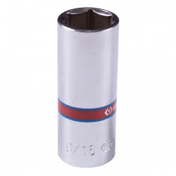 Головка торцевая глубокая шестигранная 1/4, 9/16, дюймовая KING TONY 223518S