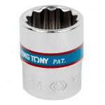 Головка торцевая стандартная двенадцатигранная 1/4, 14 мм KING TONY 233014M