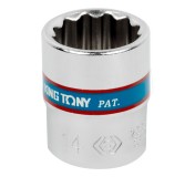 Головка торцевая стандартная двенадцатигранная 1/4, 14 мм KING TONY 233014M