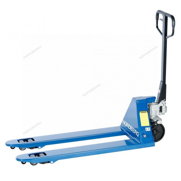 NORDBERG ТЕЛЕЖКА, рохля  складская гидравлическая 2,5 т, усиленная, с полиуретановыми колесами N3901-25