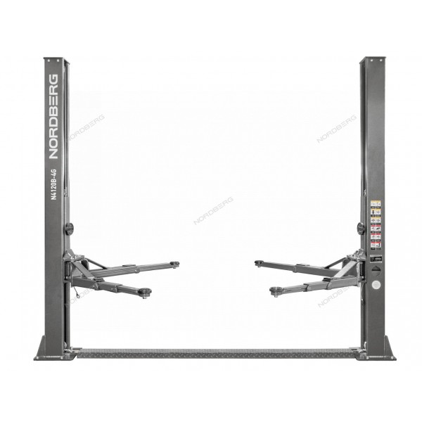 Подъемник двухстоечный 4 т, 220 В, серый NORDBERG N4120B-4G_3+2_220