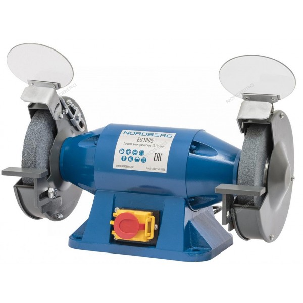 Заточной станок профессиональный (Точило) диам. 175мм, 220В NORDBERG EG1805