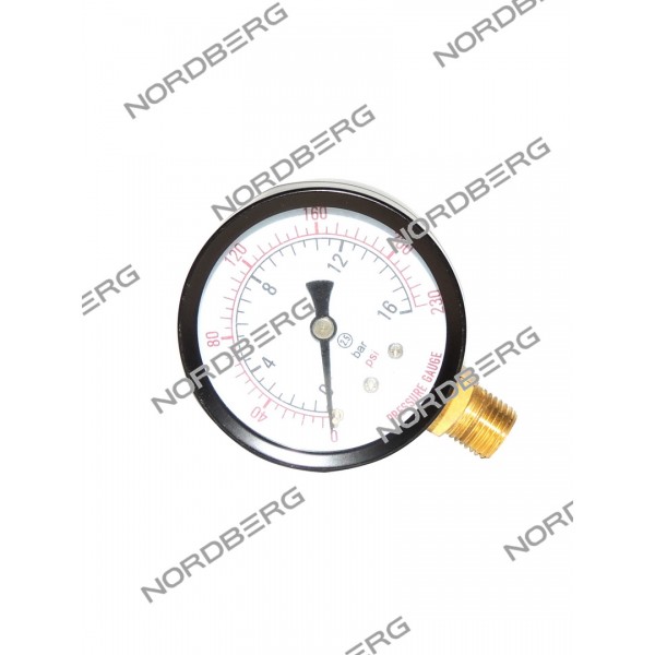 NORDBERG ЗАПЧАСТЬ МАНОМЕТР для NSP10/NSP20 NSP#PR-GAUGE