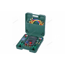 Коллектор манометрический электронный со шлангами и муфтами в кейсе NORDBERG NFG7K