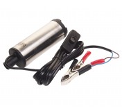 Насос для перекачки топлива ER-87203 (24V, 60W, 3.5A, 30л/мин, Ø51мм, Ø выходного отв. 19мм) ЭВРИКА /1/20