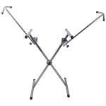 Стенд Х-образный с регулируемыми дополнительным стержнями WDK-65027