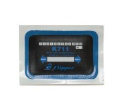 CLIPPER НАБОР ЗАПЛАТ K711 кордовых для боковых порезов, 65*95мм (1 слой корда), синий адгезивный сло