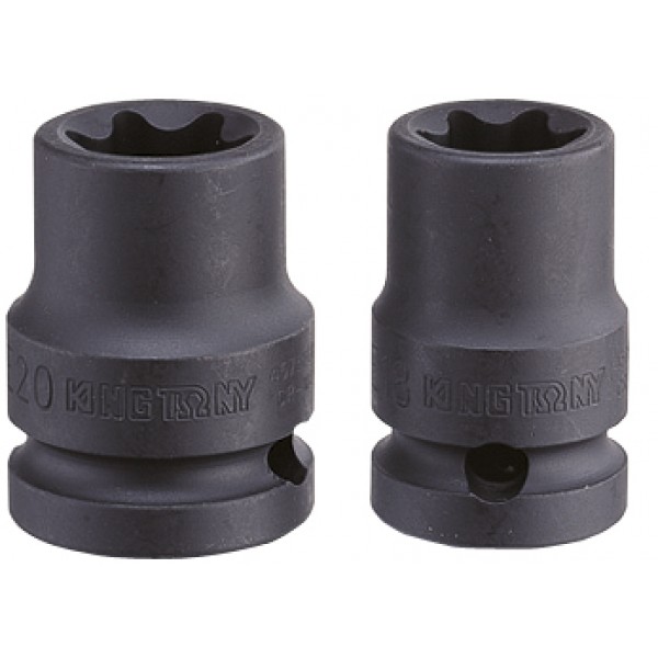 kingtony головка ударная  1/2 e12 torx 457512m