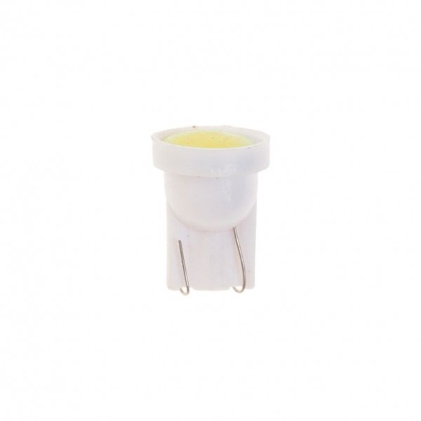 Автолампа T10W (W2,1x9,5d) COB 1 SMD CHIPS WHITE 6000K 90лм   12V MEGAPOWER /10 /100 M-10514W